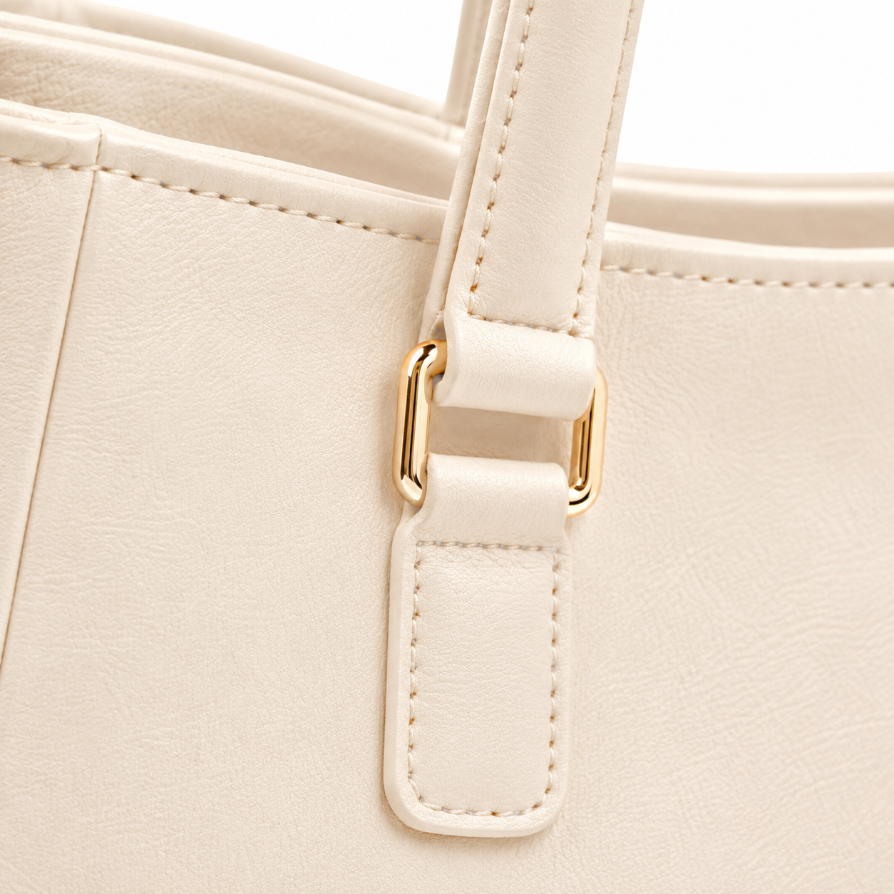 Asas del bolso de mano beige