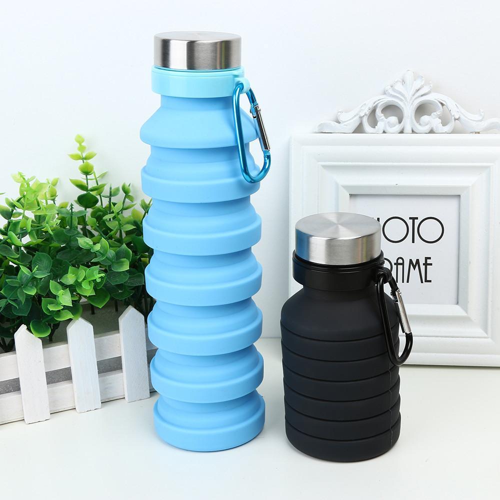 FlexiDrink - Botella de agua de silicona Faltbare para Abenteuer