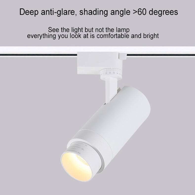 Iluminación de riel LED Aluminio Negro Blanco 3-5 focos Sala de estar Cocina Pasillo Foco de techo Foco de riel LED empotrable Regulable