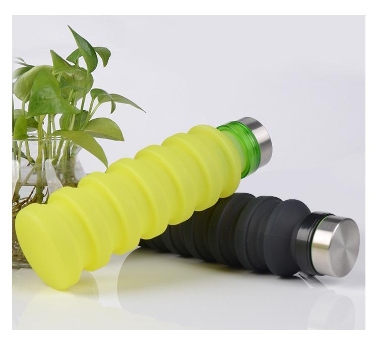 FlexiDrink - Botella de agua de silicona Faltbare para Abenteuer
