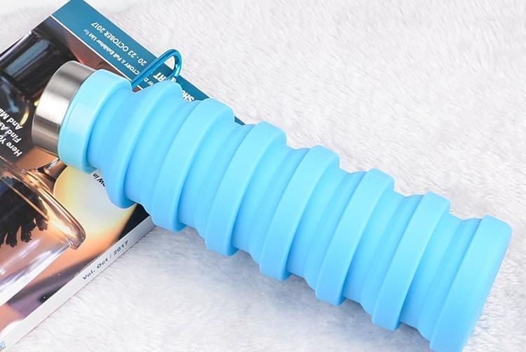 FlexiDrink - Botella de agua de silicona Faltbare para Abenteuer