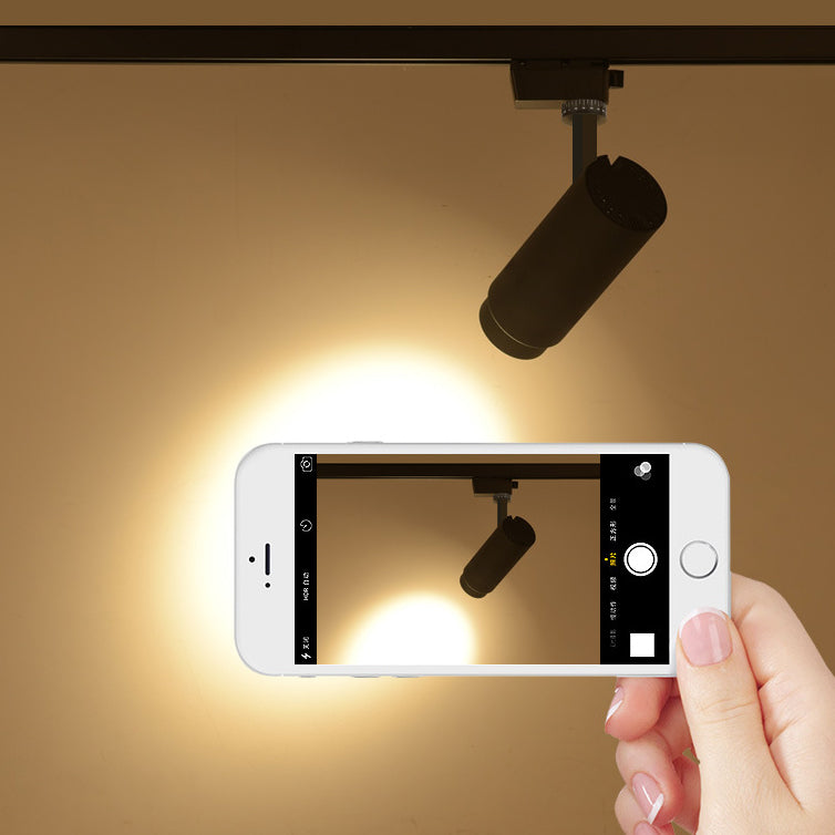 Iluminación de riel LED Aluminio Negro Blanco 3-5 focos Sala de estar Cocina Pasillo Foco de techo Foco de riel LED empotrable Regulable