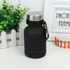 FlexiDrink - Botella de agua de silicona Faltbare para Abenteuer