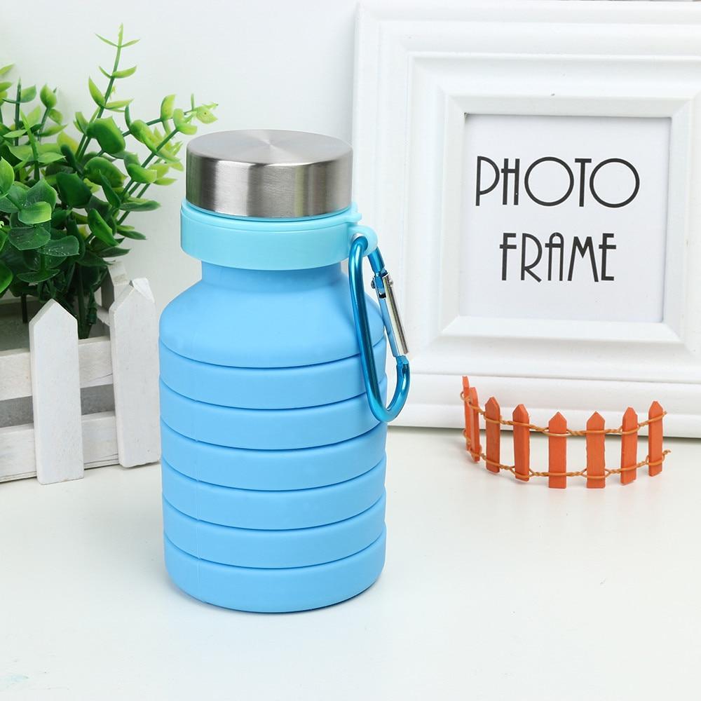 FlexiDrink - Botella de agua de silicona Faltbare para Abenteuer