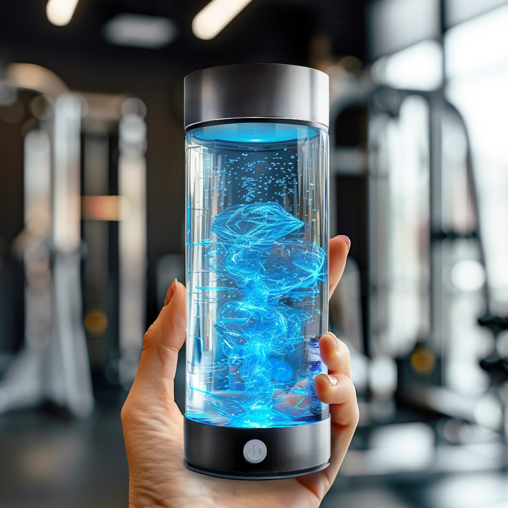 Wasserstoff-Wasserflasche | Cargador USB, dispositivos energizantes y perfecto para dieta, hidratación y bienestar.