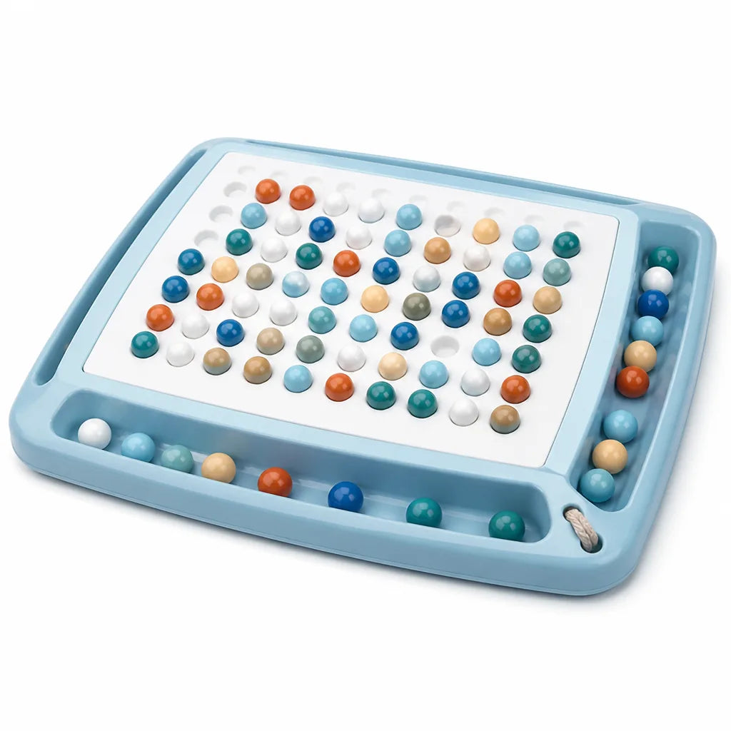 Juego de mesa de estrategia para dos jugadores con canal de recolección empotrado (80 piezas no tóxicas)