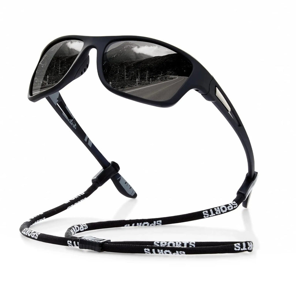Zonas deportivas polarizadas – Protección UV400 – Diseño envolvente para actividades deportivas, rígidas y al aire libre | Lentes antirreflectantes