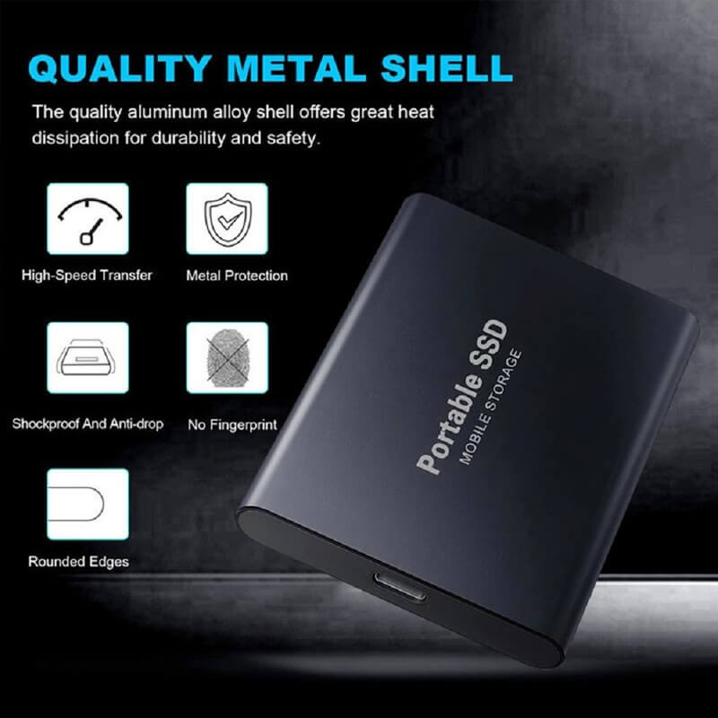 Disco duro externo SSD Almacenamiento en disco duro SSD 1 2 4 8 12 16 32 64 TB Externo