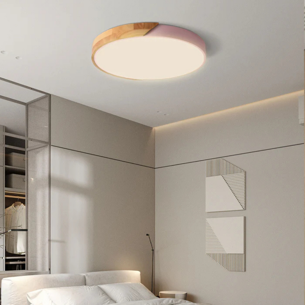 Lámpara de techo LED elegante de estilo escandinavo