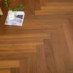 Suelo laminado de madera retro resistente a la decoloración con sistema de clic