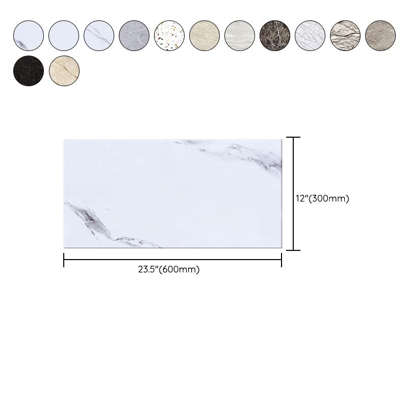 Papel pintado de estilo contemporáneo, panel único para baño con forma rectangular