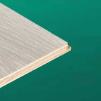 Suelo laminado de madera maciza natural E0 de 49" x 8" de ancho, con sistema de clic y resistente al agua.