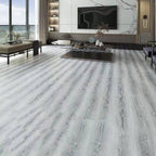 Suelo laminado de madera maciza natural E0 de 49" x 8" de ancho, con sistema de clic y resistente al agua.
