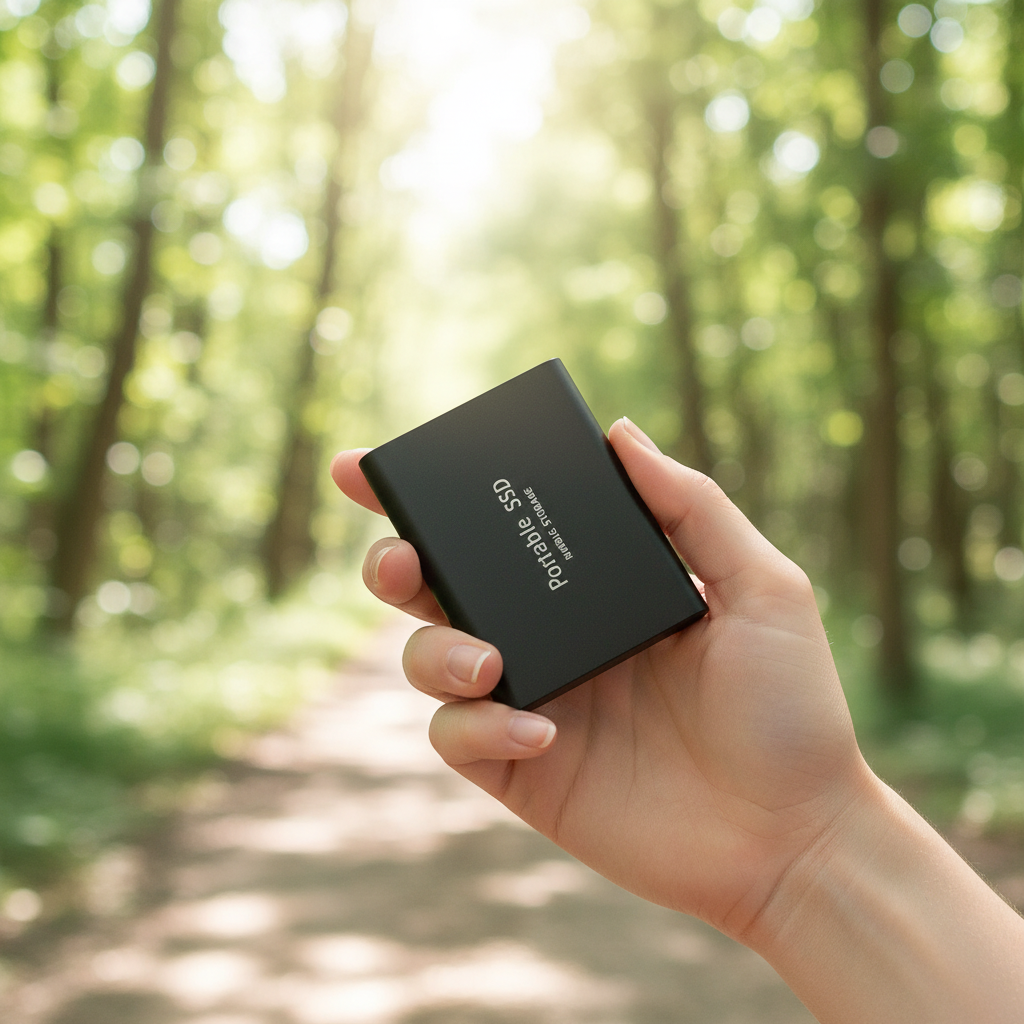 Disco duro externo unisex de estado sólido de 4 TB con USB 3.1 y tipo C