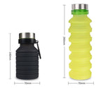 FlexiDrink - Botella de agua de silicona Faltbare para Abenteuer