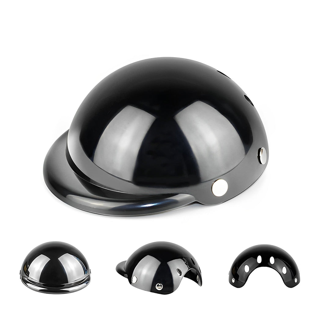Casco y gafas de moto para perros