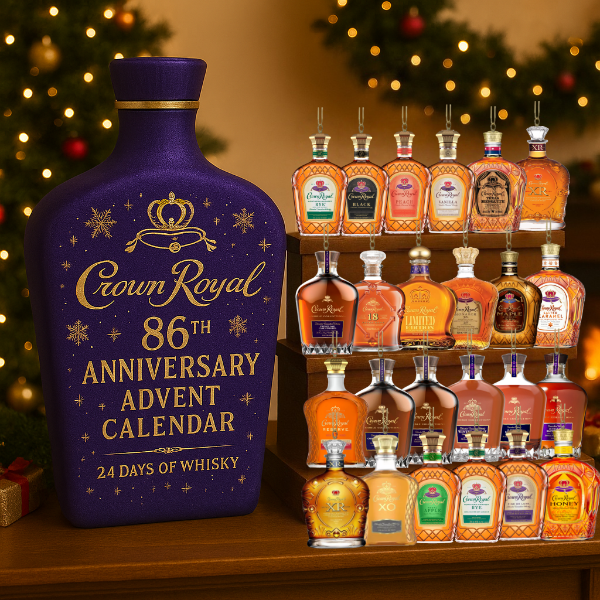 Calendario de adviento de whisky clásico 2025 con 24 licores premium