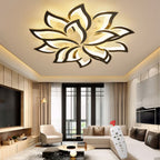 Lámpara de techo LED floral moderna para la decoración del hogar