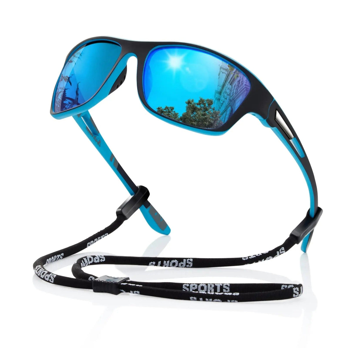 Zonas deportivas polarizadas – Protección UV400 – Diseño envolvente para actividades deportivas, rígidas y al aire libre | Lentes antirreflectantes