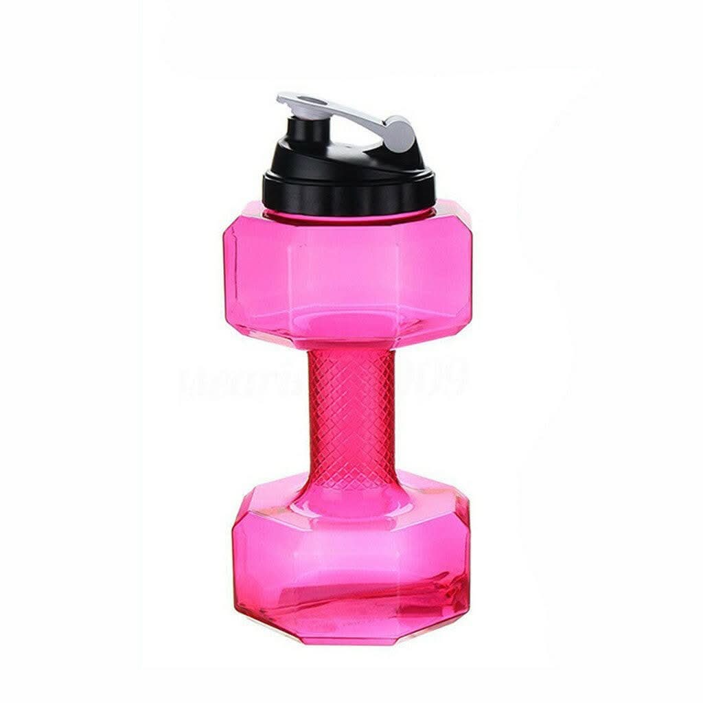 Botella de agua FlexDumbbell de 550 ml, dos en uno, compañera de entrenamiento para quienes van al gimnasio.