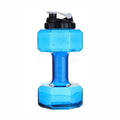 Botella de agua FlexDumbbell de 550 ml, dos en uno, compañera de entrenamiento para quienes van al gimnasio.