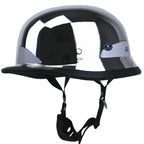 Elegante casco de motocicleta de alto brillo