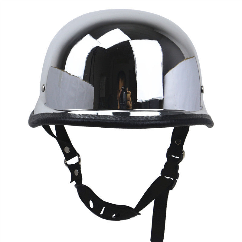 Elegante casco de motocicleta de alto brillo