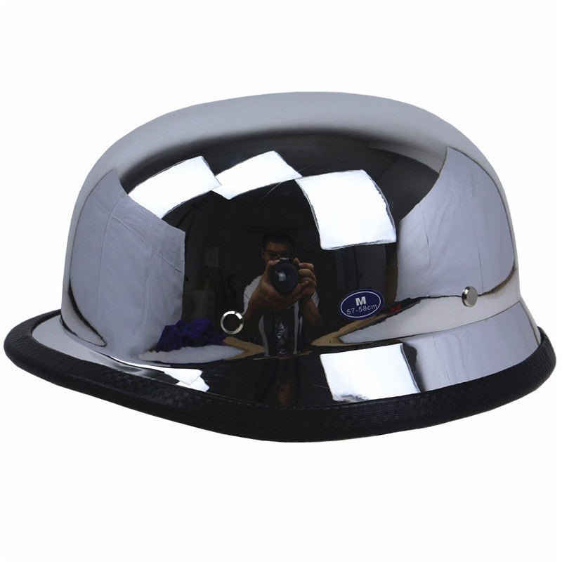 Elegante casco de motocicleta de alto brillo