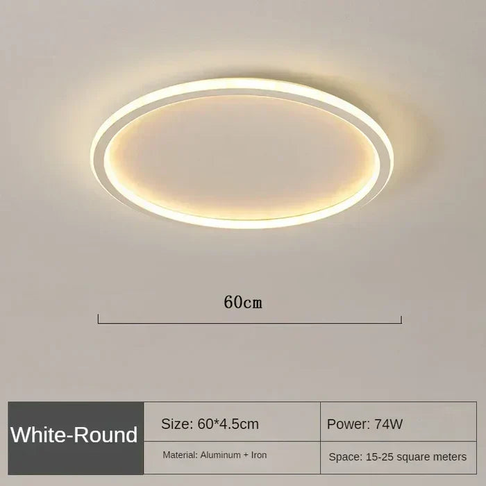 Lámpara de techo redonda de diseño escandinavo, dorada, negra y blanca, 20-50 cm, LED, regulable, de metal y cristal, para salón, dormitorio y comedor
