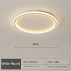 Lámpara de techo redonda de diseño escandinavo, dorada, negra y blanca, 20-50 cm, LED, regulable, de metal y cristal, para salón, dormitorio y comedor