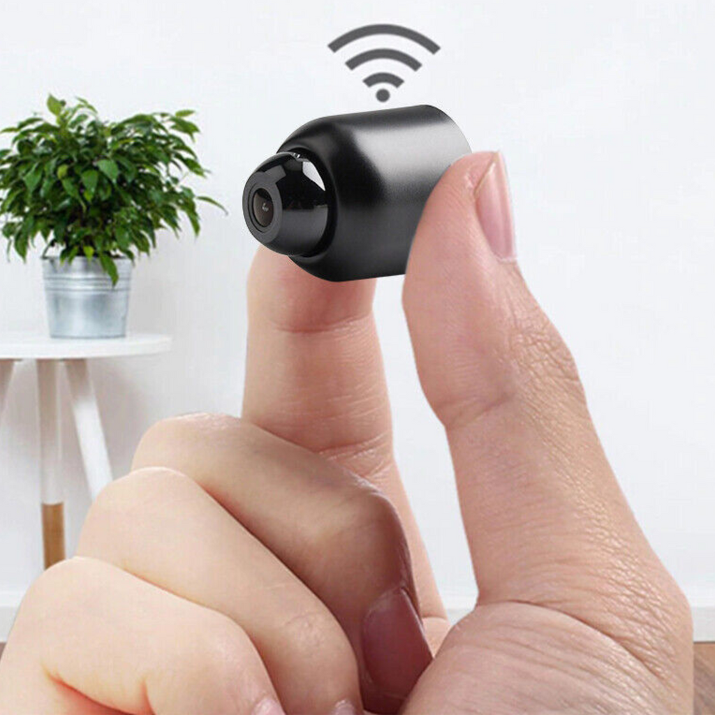 Cámara de seguridad para interiores para el hogar, mini cámara WiFi HD con visión nocturna, cámara para niñeras y cámara para mascotas.