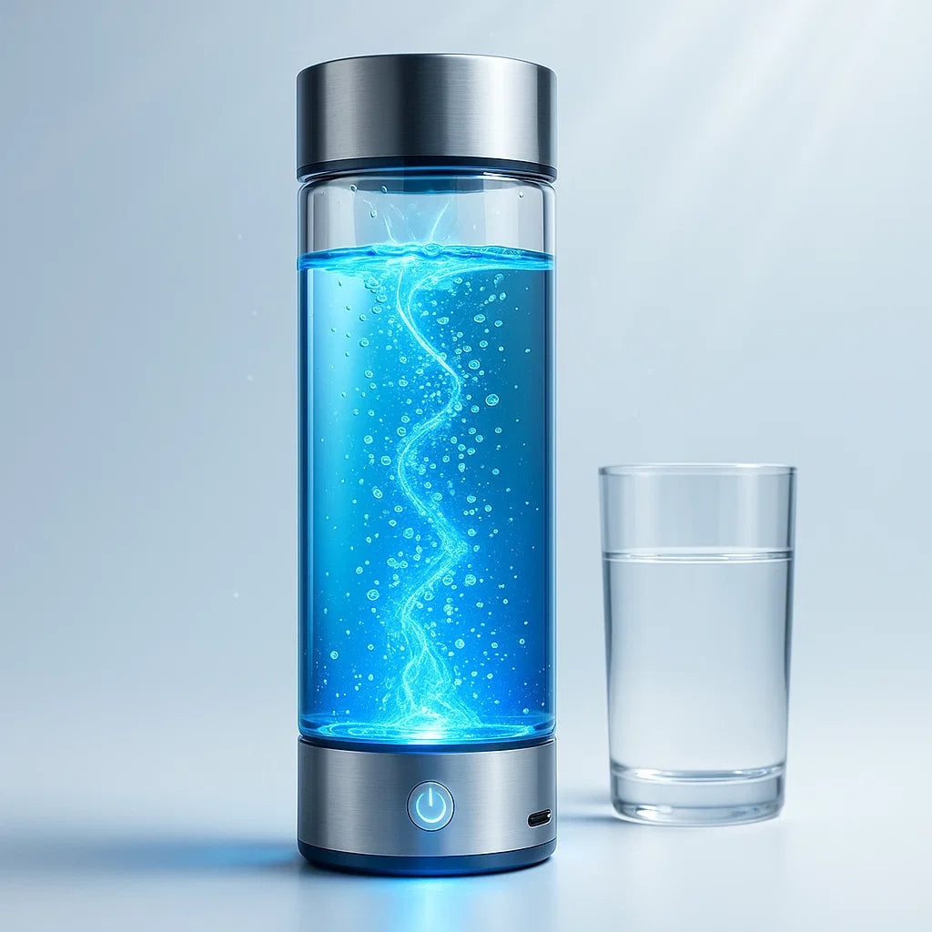 Wasserstoff-Wasserflasche | Cargador USB, dispositivos energizantes y perfecto para dieta, hidratación y bienestar.