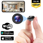 Cámara de vigilancia compacta Full HD 1080p WiFi Nachtzicht met Bewegingsdetectie para Thuisbewaking y Kinderopvang