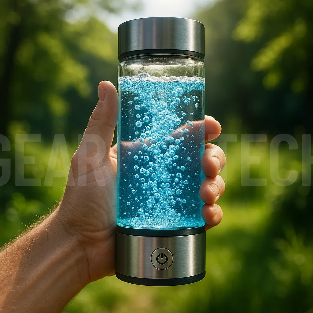 Wasserstoff-Wasserflasche | Cargador USB, dispositivos energizantes y perfecto para dieta, hidratación y bienestar.