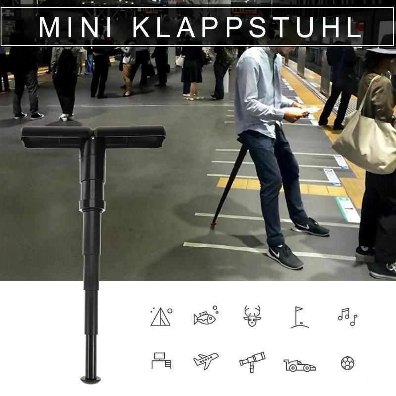 Mini silla plegable portátil para hacer cola al aire libre, etc.