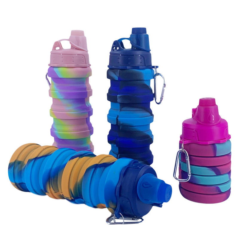 Botella de agua plegable para mujer