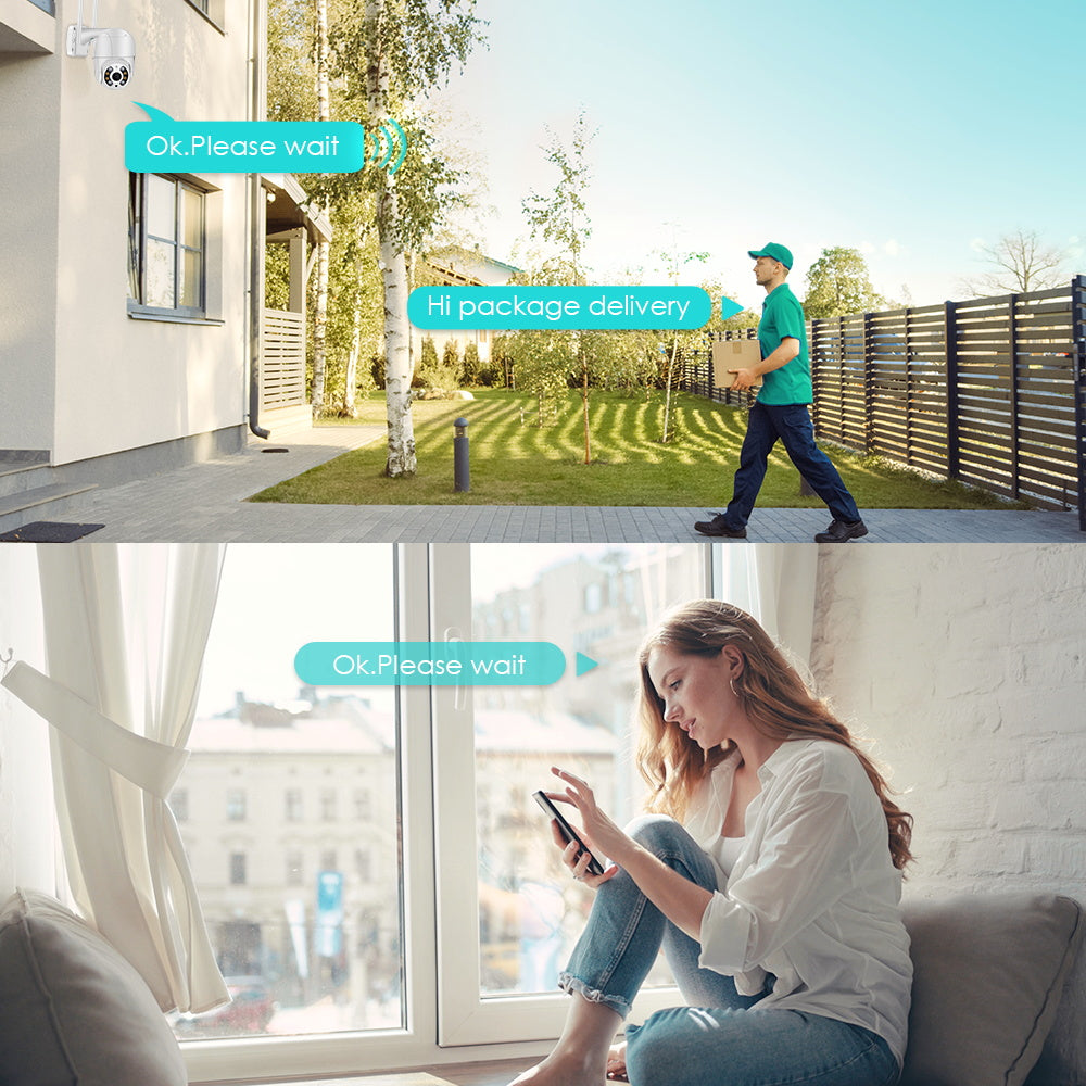 SecureView 360 – Cámara de seguridad inalámbrica con cobertura de 360°