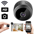 Mini cámara de seguridad inalámbrica con soporte magnético, cámara WiFi para interiores, otoño de 2025, visión nocturna, alertas de movimiento