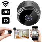 Mini cámara de seguridad inalámbrica con soporte magnético, cámara WiFi para interiores, otoño de 2025, visión nocturna, alertas de movimiento