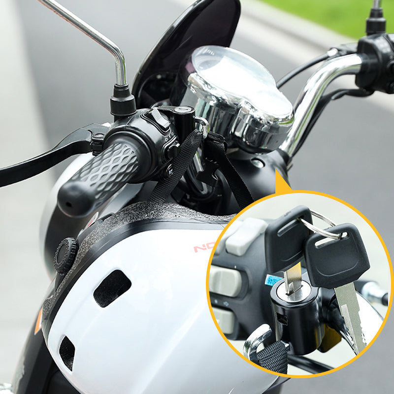 Candado multifuncional para casco de motocicleta
