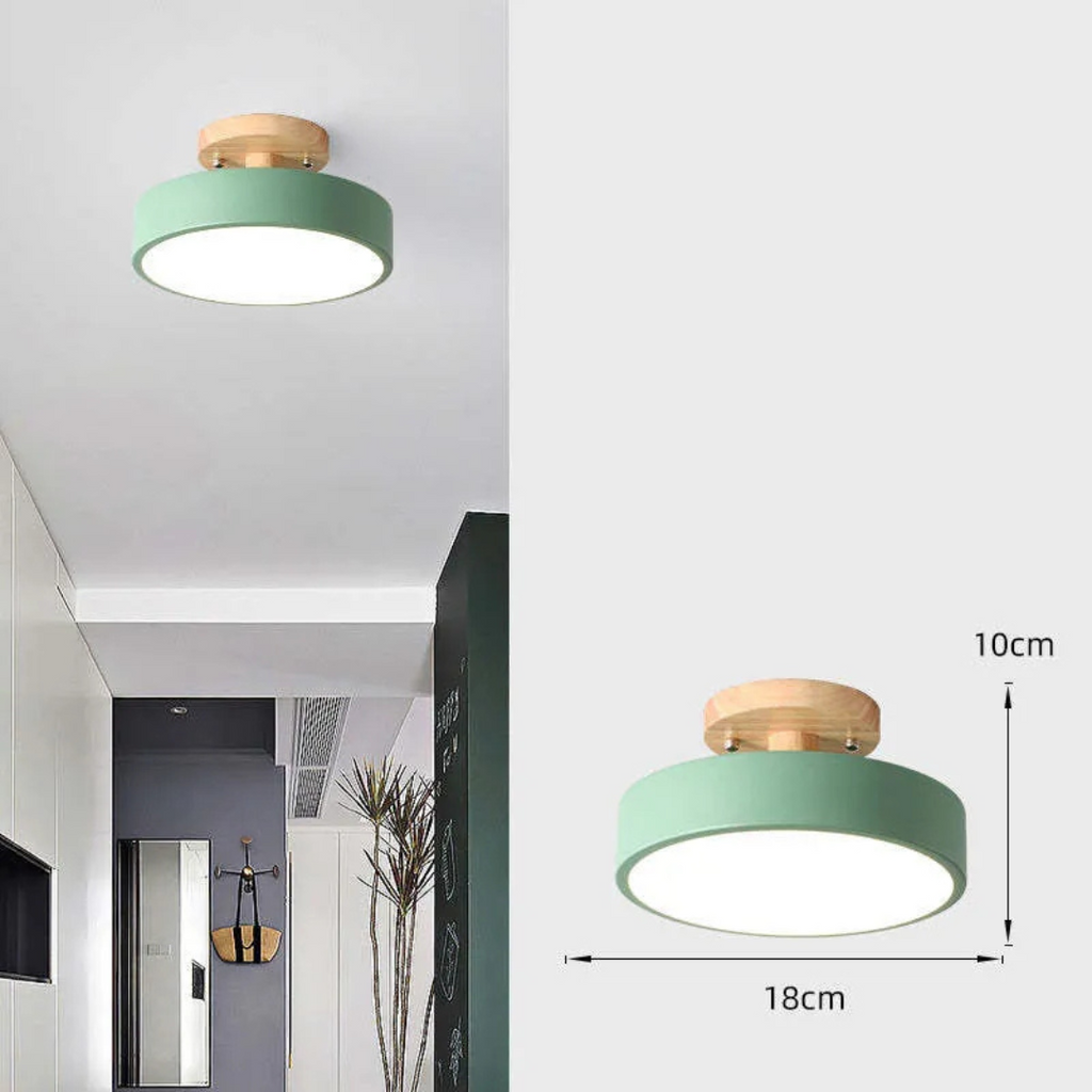 Lámpara de techo de tres LED