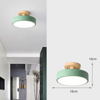 Lámpara de techo de tres LED