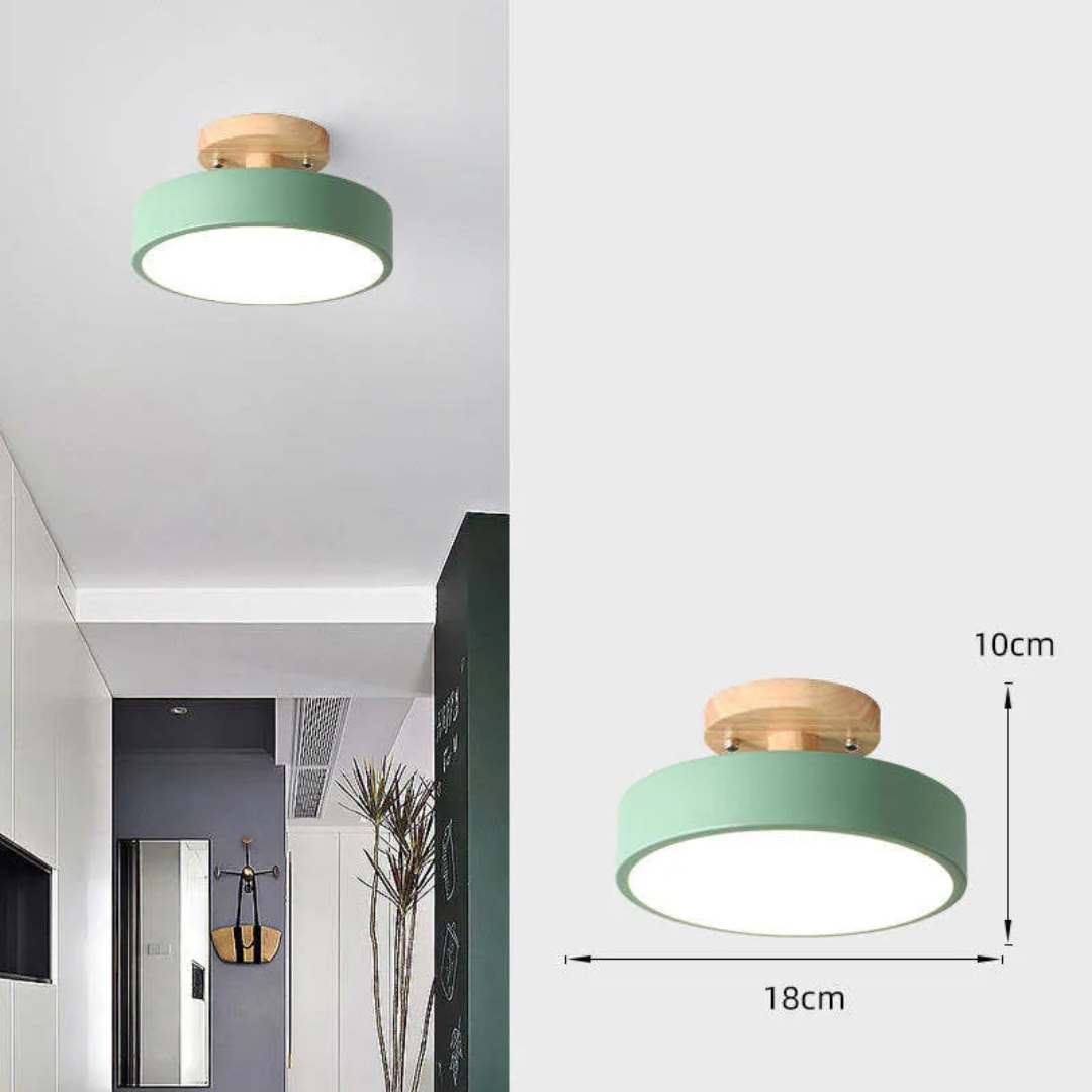 Lámpara de techo de tres LED