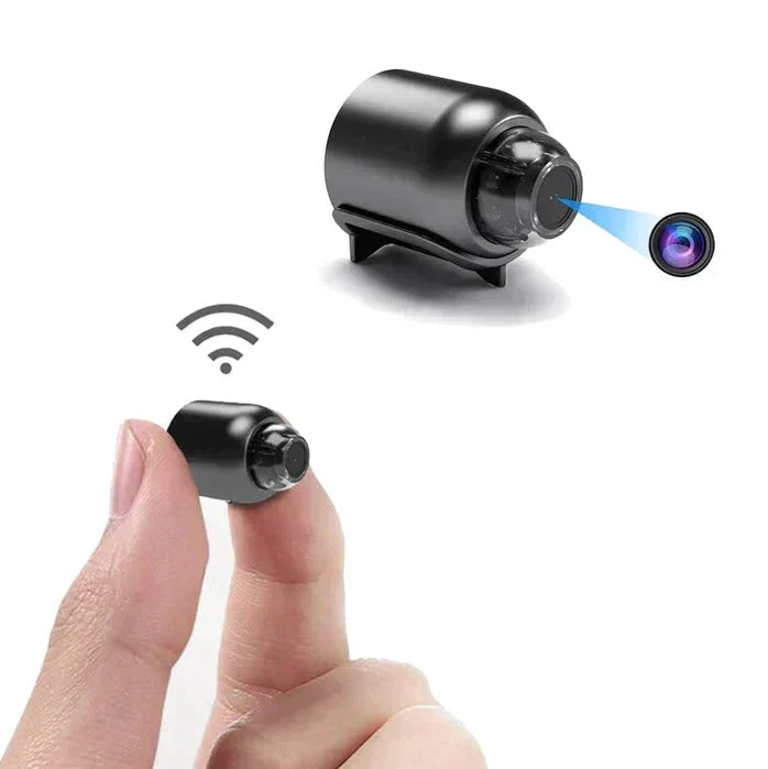 Cámara de vigilancia compacta WiFi 1080P Full HD con detección de noche y vigilancia para vigilancia y vigilancia