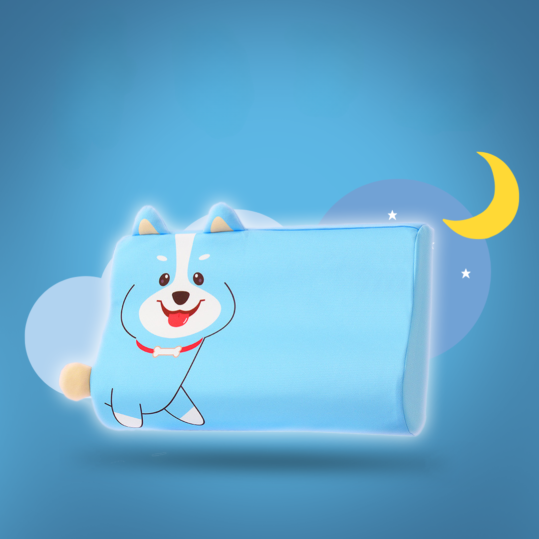 CuddlyPillow – Almohada ergonómica transpirable para niños | Soporte para el cuello y posición saludable para dormir