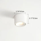 Lámpara de techo LED minimalista Origo - Lámpara redonda empotrable ajustable