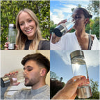 Wasserstoff-Wasserflasche | Cargador USB, dispositivos energizantes y perfecto para dieta, hidratación y bienestar.