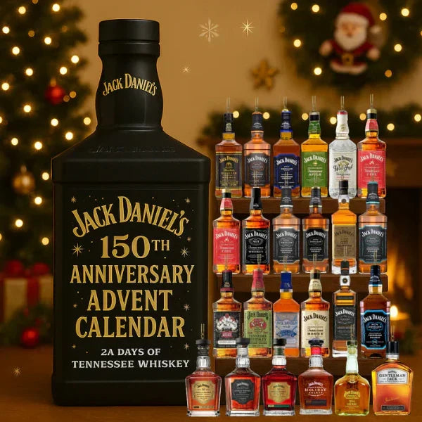 Calendario de adviento de whisky clásico 2025 con 24 licores premium