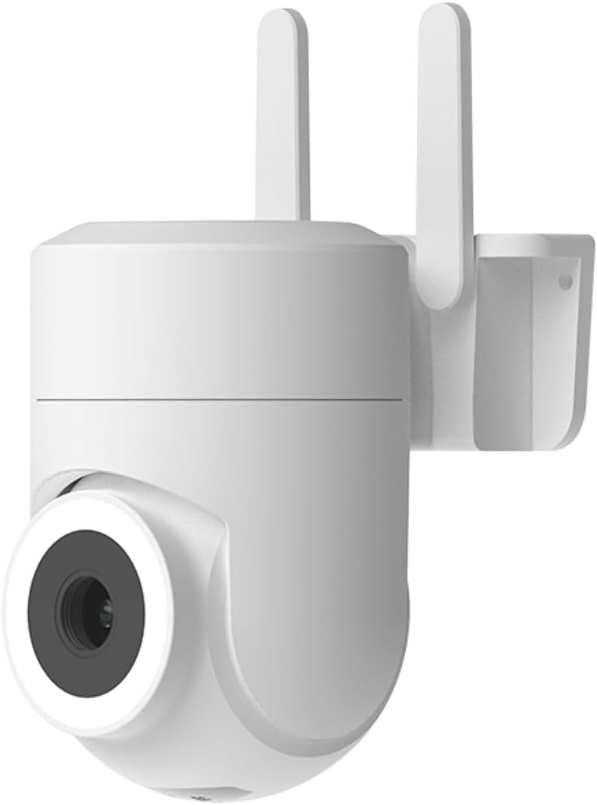 Cámara de seguridad inteligente 2K con giro de 355° y visión nocturna.