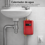 Calentador de agua eléctrico sin depósito con protección de temperatura